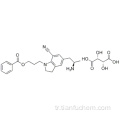 5 - [(2R) -2-Aminopropil] -1- [3- (benzoiloksi) propil] -2,3-dihidro-1H-indol-7-karbonitril (2R, 3R) -2,3-dihidroksibütandioat CAS 239463- 85-5